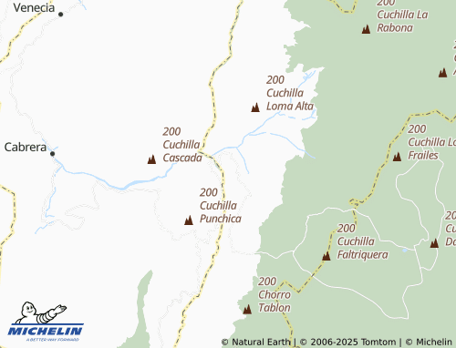 MICHELIN Tunal Bajo map - ViaMichelin