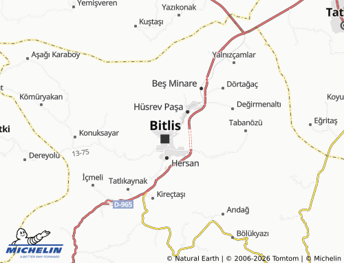 Mappa MICHELIN Atatürk - ViaMichelin
