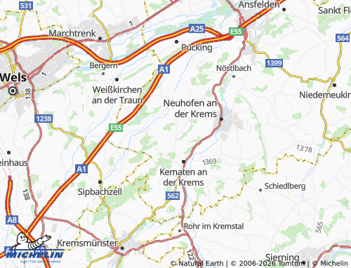 MICHELIN Gerersdorf map - ViaMichelin
