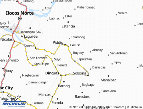MICHELIN Boyboy map - ViaMichelin