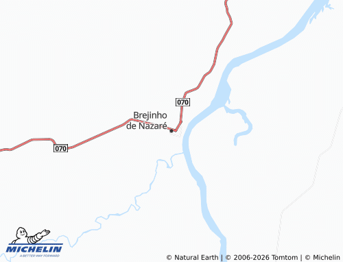Mapa MICHELIN Brejinho de Nazaré - ViaMichelin