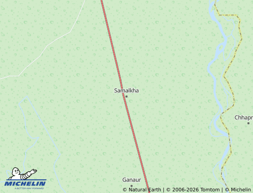 Mappa MICHELIN Samalkha - ViaMichelin