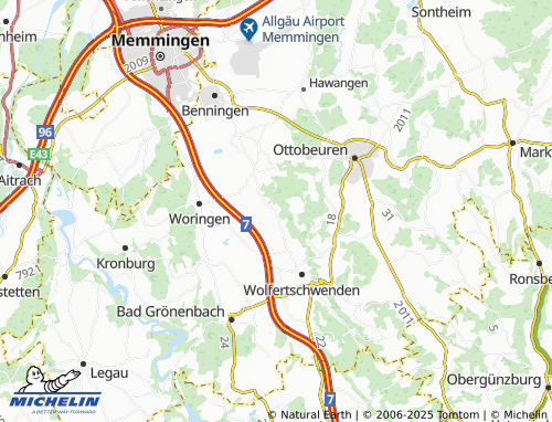 MICHELIN Dietratried map - ViaMichelin