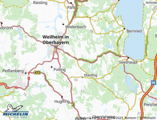 MICHELIN Marnbach map - ViaMichelin