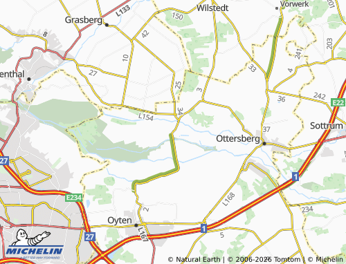 MICHELIN Fischerhude map - ViaMichelin