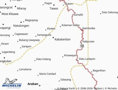 MICHELIN Datu Matangkil map - ViaMichelin