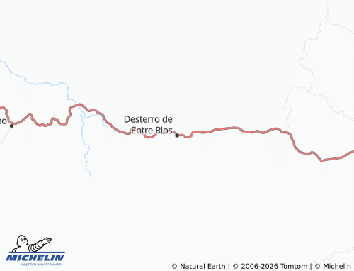 Mappa MICHELIN Desterro de Entre Rios - ViaMichelin