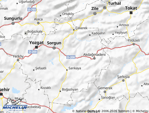 MICHELIN Saraykent map - ViaMichelin
