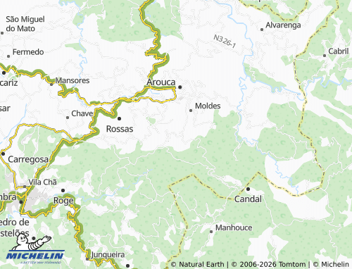 Mapa MICHELIN Espinhal - ViaMichelin