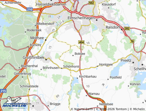 Mappa MICHELIN Boksee - ViaMichelin