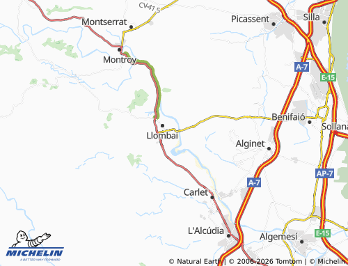 Mappa MICHELIN Alfarb - ViaMichelin