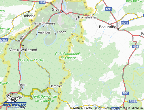 Kaart MICHELIN Felenne - ViaMichelin