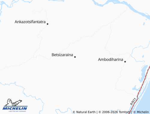 Mappa MICHELIN Betsizaraina - ViaMichelin