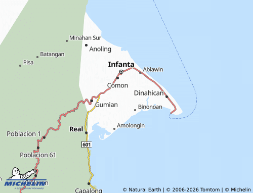 MICHELIN Anibong map - ViaMichelin