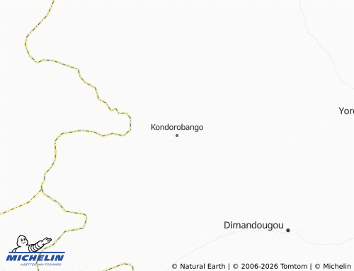 MICHELIN-Landkarte Kondorobango - ViaMichelin