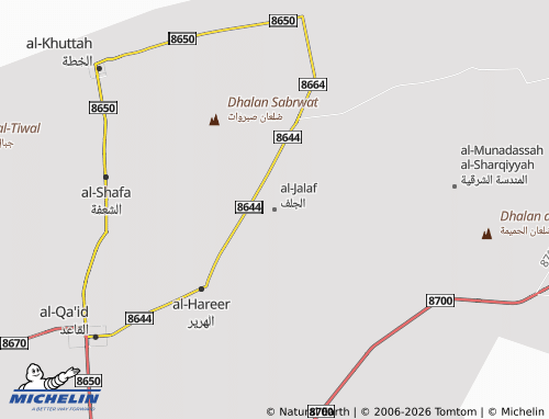 Carte MICHELIN al-Jalaf - ViaMichelin