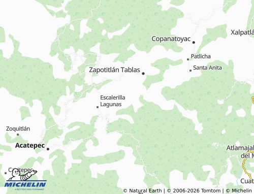 MICHELIN Ahuixotitla map - ViaMichelin
