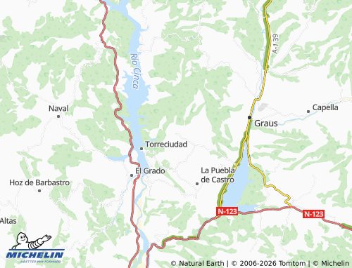 Mapa MICHELIN Secastilla - ViaMichelin