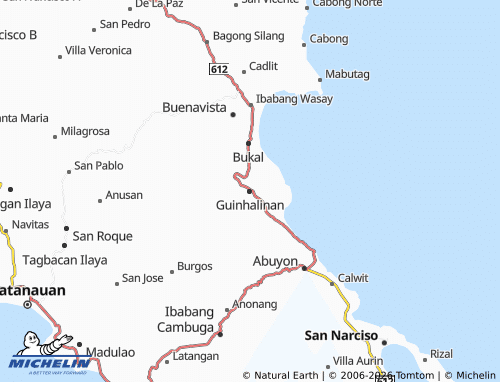 MICHELIN Guinhalinan map - ViaMichelin