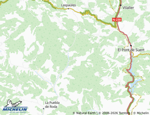 MICHELIN-Landkarte Calvera - ViaMichelin