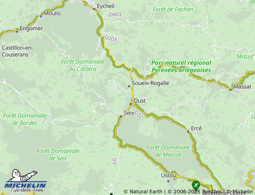 Mappa MICHELIN Escarrères - ViaMichelin