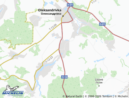 MICHELIN-Landkarte Ivanhorod - ViaMichelin