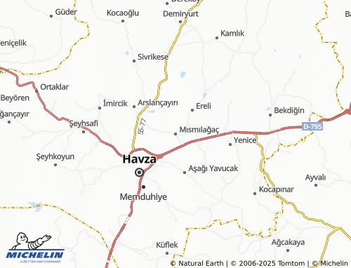 MICHELIN Mısmılağaç map - ViaMichelin