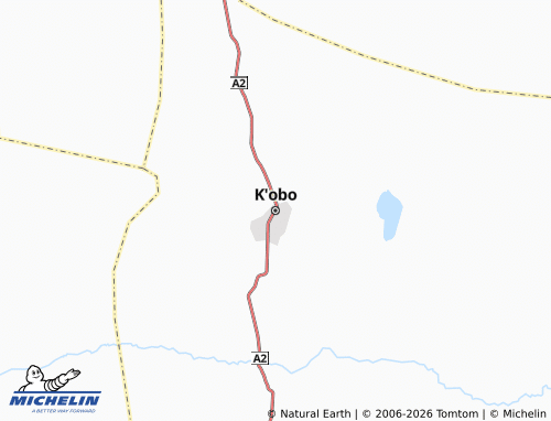 MICHELIN K'obo map - ViaMichelin
