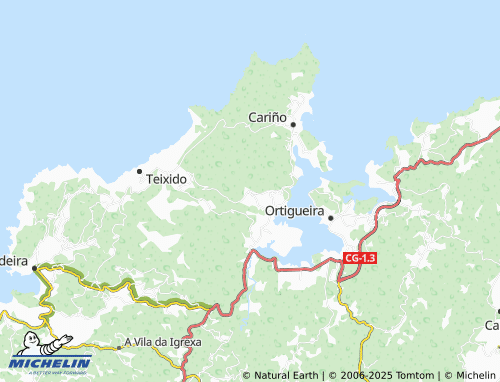 Mapa MICHELIN Landoi (Santiago) - ViaMichelin