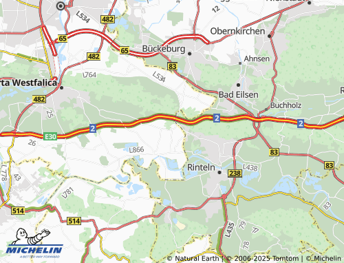 MICHELIN Die Emme map - ViaMichelin