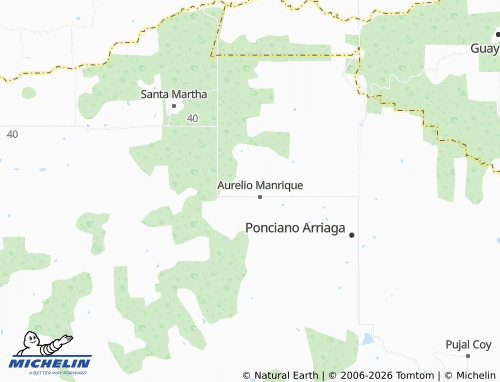 Carte MICHELIN El Potosí - ViaMichelin
