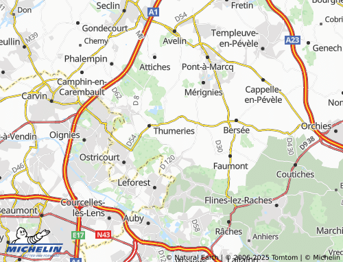 Mapa MICHELIN Rue du Wacca - ViaMichelin