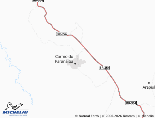 Mapa MICHELIN Minas Gerais - ViaMichelin