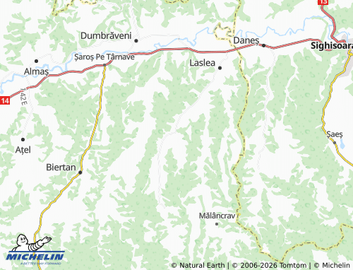 MICHELIN Roandola map - ViaMichelin