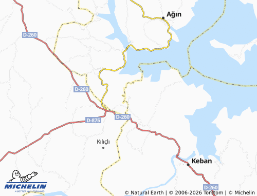 MICHELIN Kopuzlu map - ViaMichelin