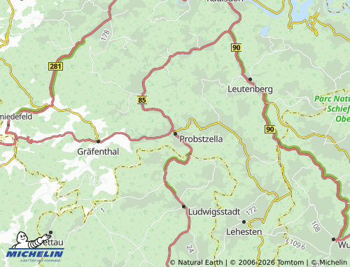 Mappa MICHELIN Probstzella - ViaMichelin