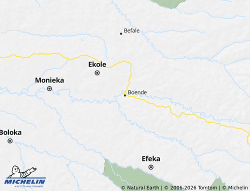 Mapa MICHELIN Boende - ViaMichelin
