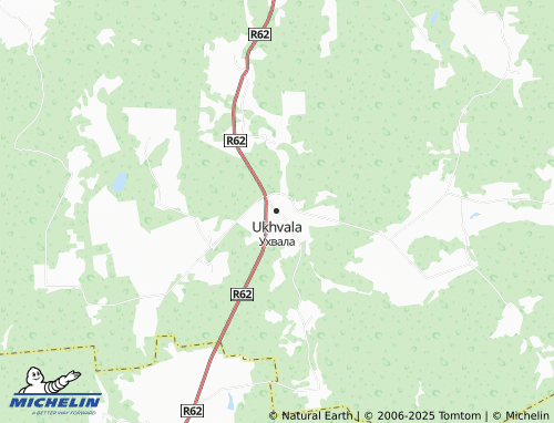 MICHELIN Ukhvala map - ViaMichelin