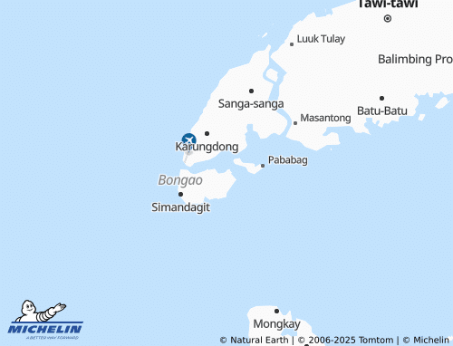 Carte MICHELIN Bongao - ViaMichelin