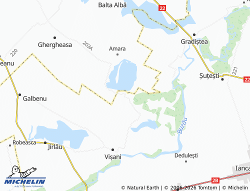 MICHELIN Plăsoiu map - ViaMichelin