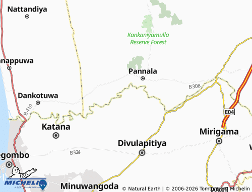 Mappa MICHELIN Pethigoda - ViaMichelin