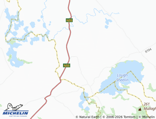 Kaart MICHELIN Kilcogy - ViaMichelin