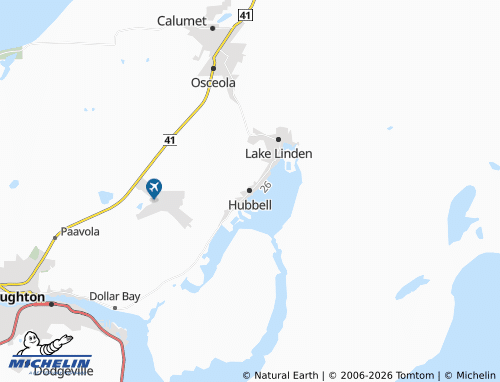 Mappa MICHELIN Hubbell - ViaMichelin