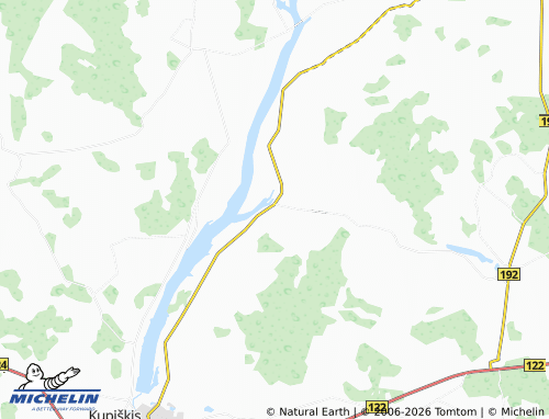 MICHELIN Kauniškis map - ViaMichelin