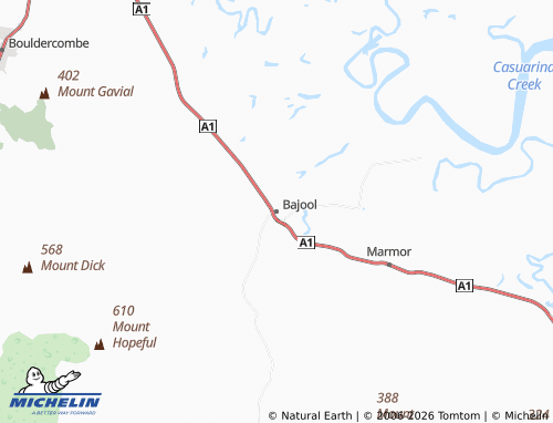 Mapa MICHELIN Bajool - ViaMichelin