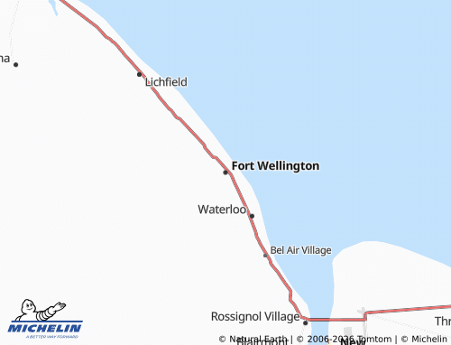Kaart MICHELIN Fort Wellington - ViaMichelin
