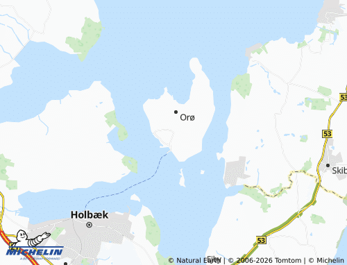 MICHELIN Bybjerg map - ViaMichelin