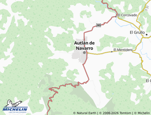 Carte MICHELIN Lomas del Aire - ViaMichelin