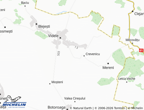 Mappa MICHELIN Rădulești - ViaMichelin