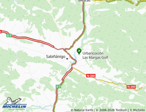 Carte MICHELIN Aurín - ViaMichelin